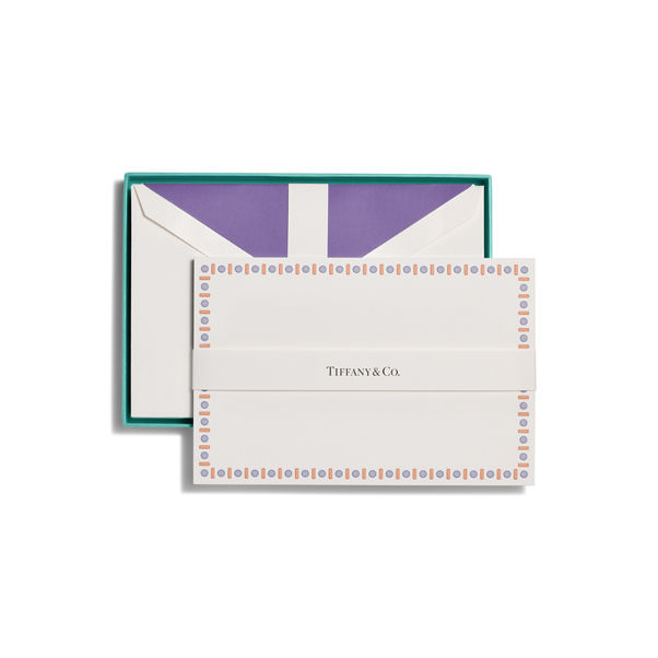 Tiffany Facets:Notecards Set of 12, in Lavender