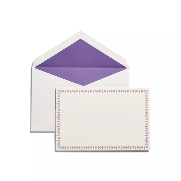 Tiffany Facets:Cartes de correspondance Lot de 12, en lavande numéro dimage {1}