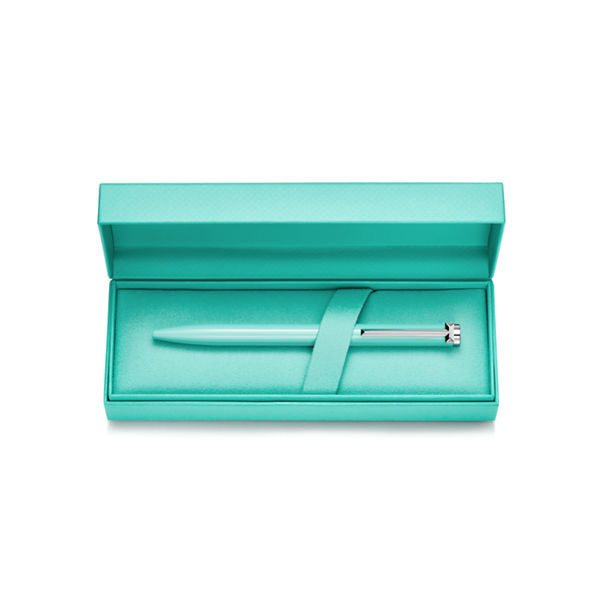 Tiffany T:Ballpoint Pen in Brass with Tiffany Blue® Lacquer Finish