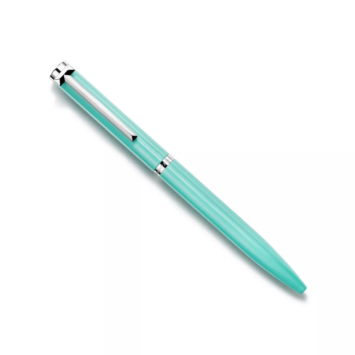 Ballpoint Pen in Brass with Tiffany Blue&reg; Lacquer Finish