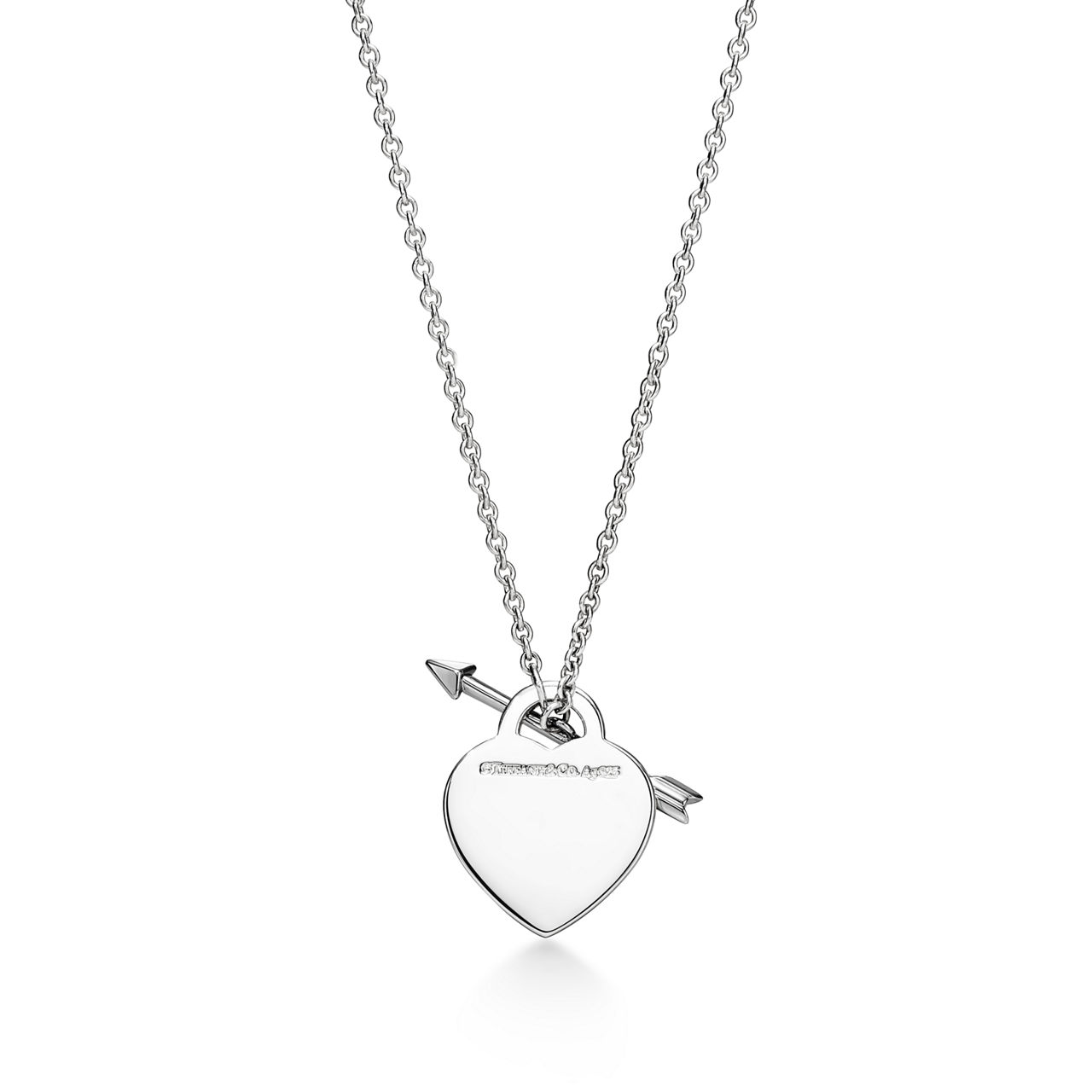 Return to Tiffany®:Lovestruck Pendant in Sterling Silver, Medium image number 2