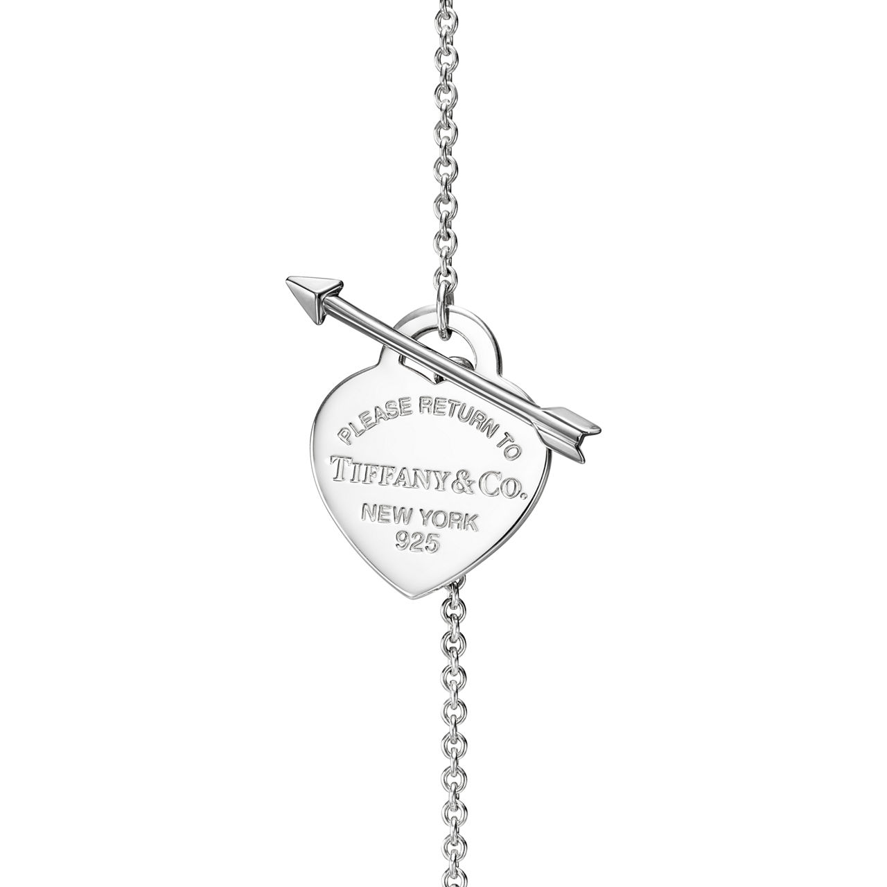 Return to Tiffany®:Lovestruck Pendant in Sterling Silver, Medium image number 3