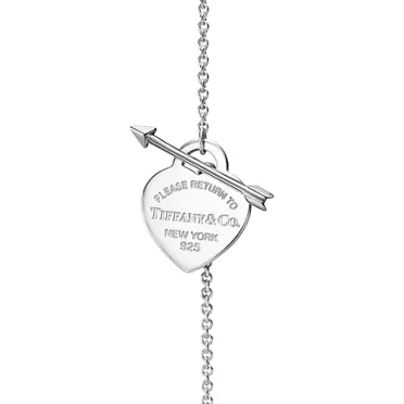 Return to Tiffany®:Lovestruck Pendant in Sterling Silver, Medium, 3