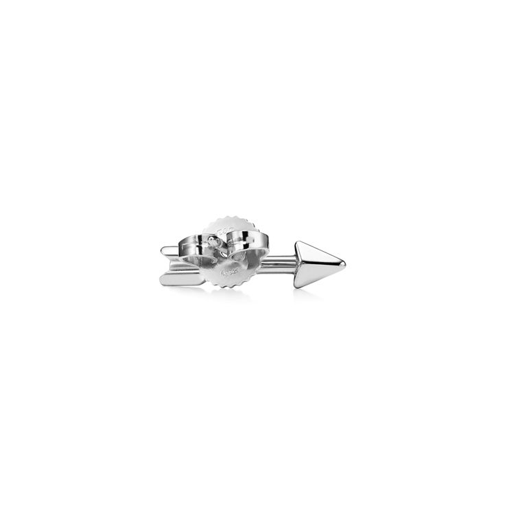 Return to Tiffany®:Lovestruck Heart Tag & Arrow Earrings in Sterling Silver image number 6