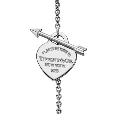 Return to Tiffany&reg;:Lovestruck Heart Tag Bracelet in Sterling Silver, Small, 2
