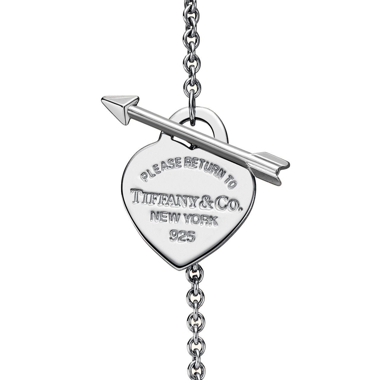 Return to Tiffany®:Lovestruck Heart Tag Bracelet in Sterling Silver, Small image number 2
