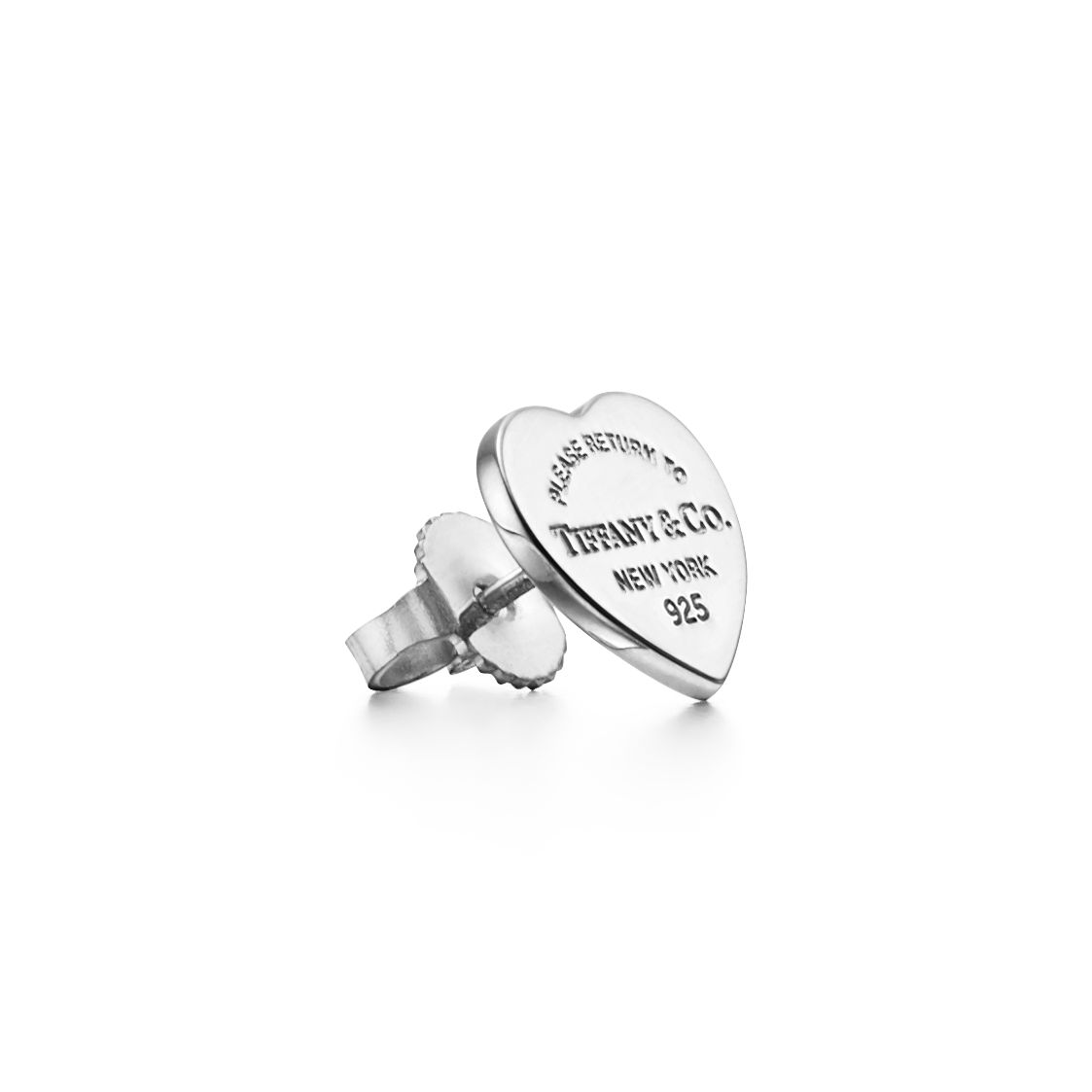 Return to Tiffany™:Mini Heart Pendant and Earrings Set in Sterling Silver image number 2