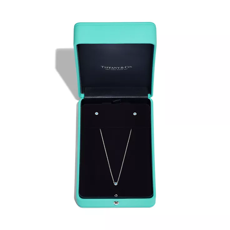 Elsa Peretti®:Color by the Yard Pendant and Earrings Set in Silver with Aquamarine, 6
