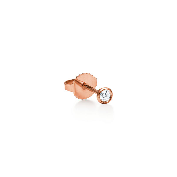 Elsa Peretti®:Diamonds by the Yard® Pendant and Earrings Set in Rose Gold