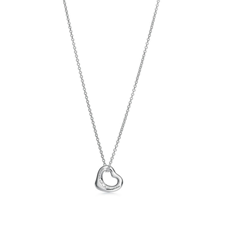 Elsa Peretti®:Open Heart and Diamonds by the Yard® Set in Sterling Silver image number 4