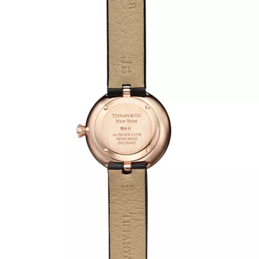 Tiffany Eternity:Reloj redondo de 28 mm en oro rosa con diamantes, 2