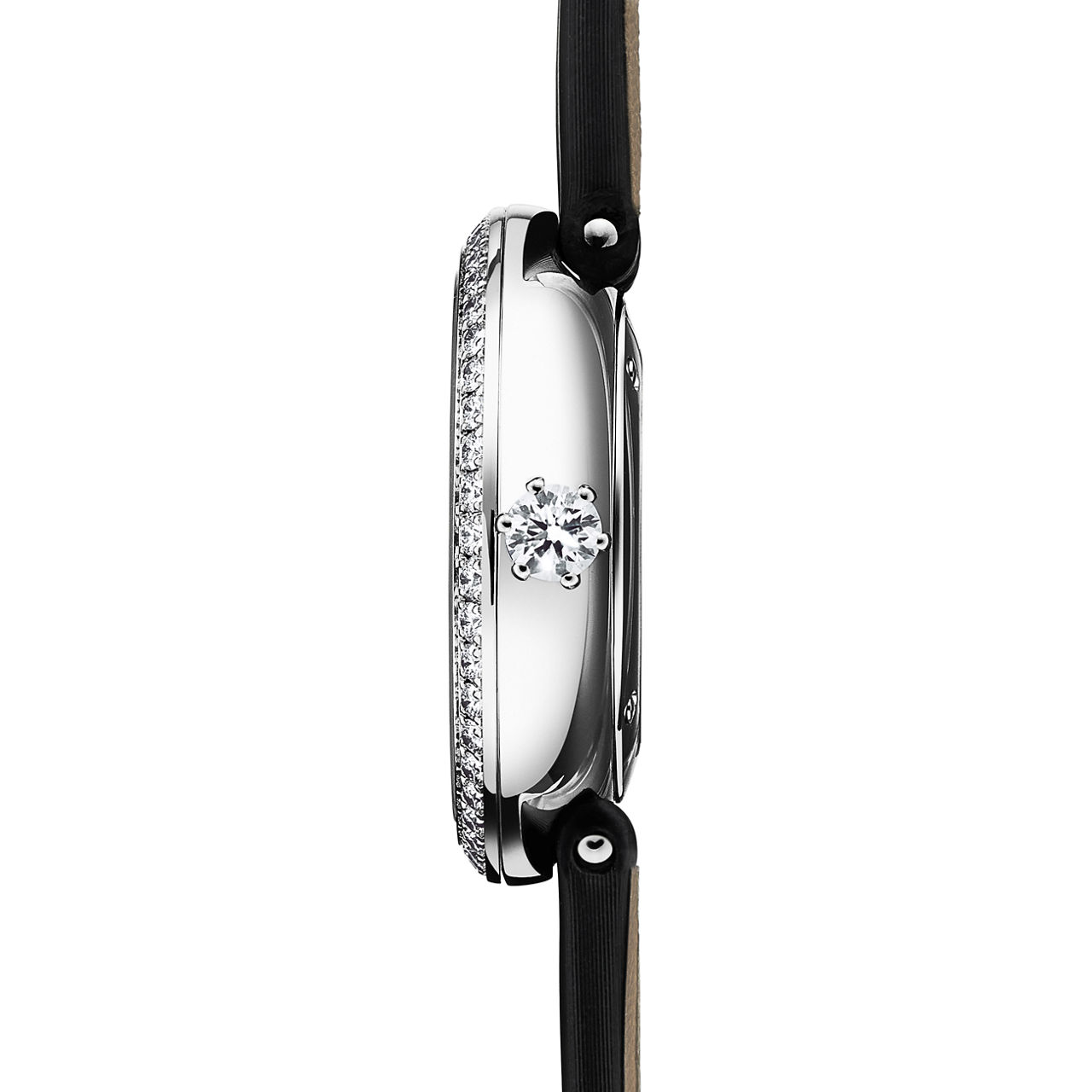 Tiffany Eternity:28 MM Round Watch in White Gold with