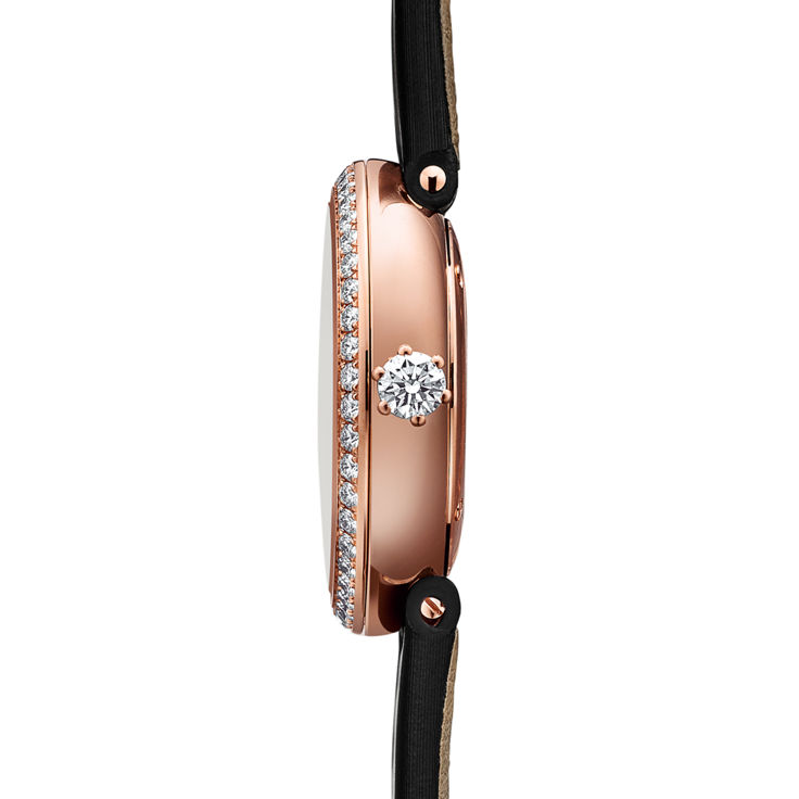 Tiffany Eternity:28 MM Round Watch in Rose Gold with a Rubellite and Diamonds image number 4