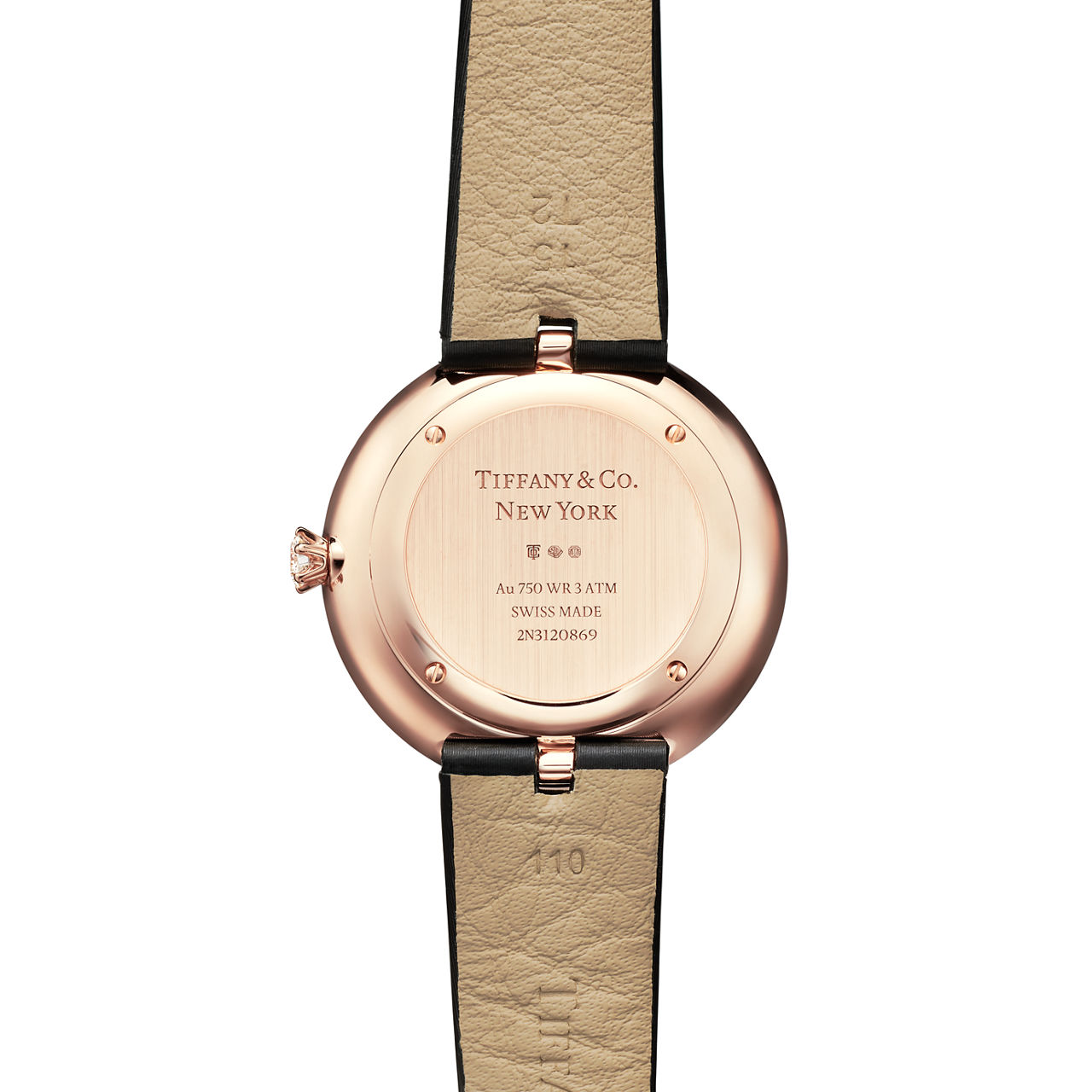 Tiffany Eternity:32 mm Round Watch in Rose Gold with Diamonds image number 2