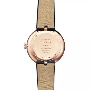 Tiffany Eternity:Reloj redondo de 32 mm en oro rosa con diamantes, 2