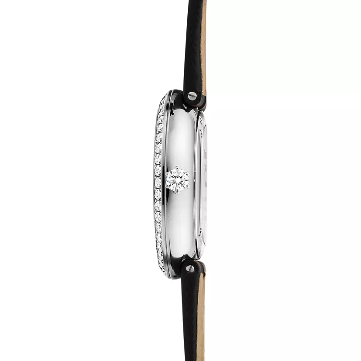 Tiffany Eternity:Reloj redondo de 32 mm en oro blanco con diamantes, 4