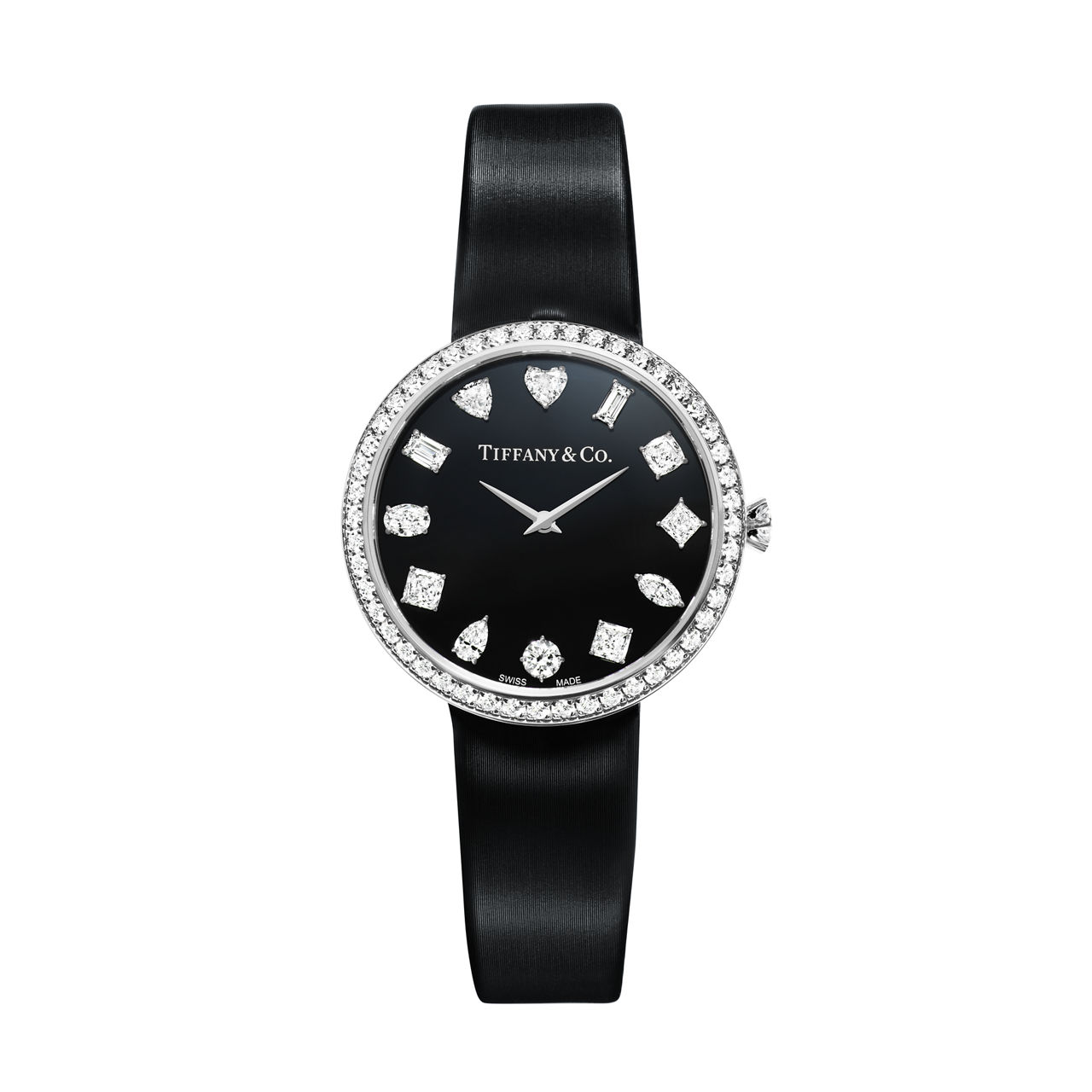 Tiffany Eternity:32 mm Round Watch in White Gold with Diamonds image number 0