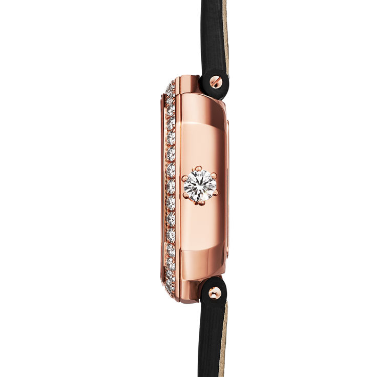 Tiffany Eternity:Cushionförmige Uhr 28 mm in Roségold mit Diamanten Bildnummer 4