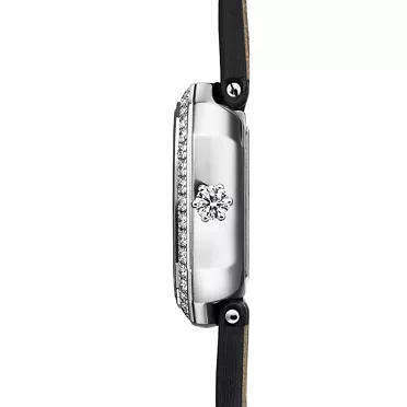 Tiffany Eternity:28 MM Cushion-shaped Watch in White Gold with Diamonds, 3