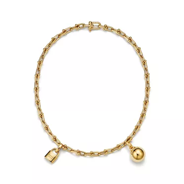 Tiffany HardWear:Small Single Wrap Necklace in Yellow Gold, 2