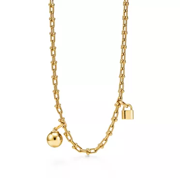Tiffany HardWear:Small Single Wrap Necklace in Yellow Gold, 3