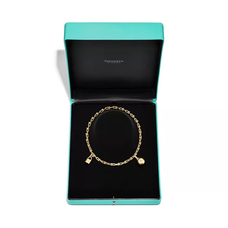 Tiffany HardWear:Small Single Wrap Necklace in Yellow Gold, 5