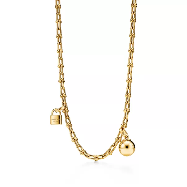 Collana Wrap a un giro in oro giallo