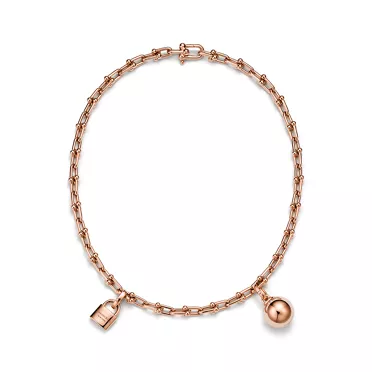 Tiffany HardWear:Small Single Wrap Necklace in Rose Gold, 2