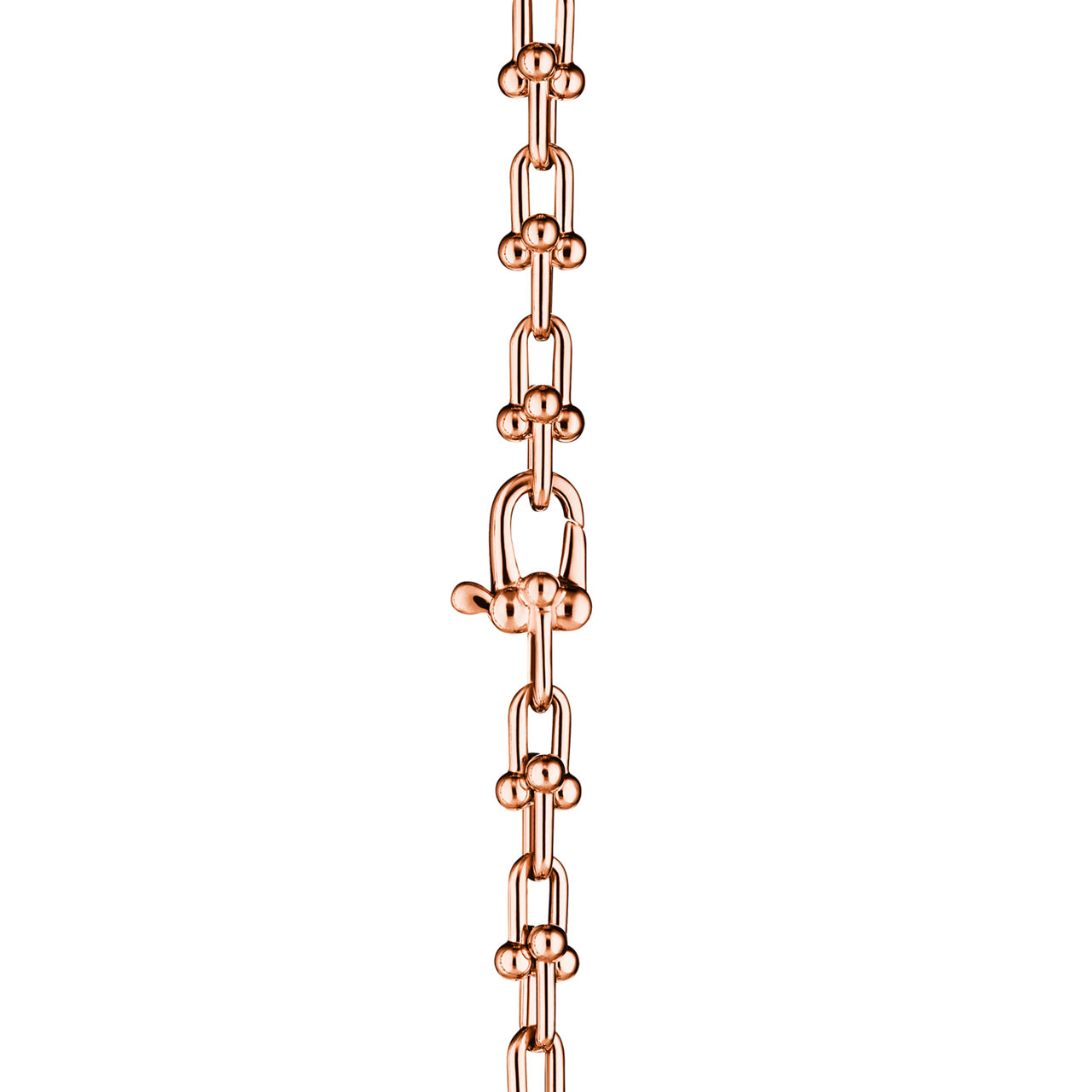 Tiffany HardWear:Micro Link Necklace in Rose Gold image number 2