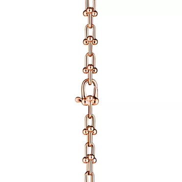 Tiffany HardWear:Micro Link Necklace in Rose Gold, 2