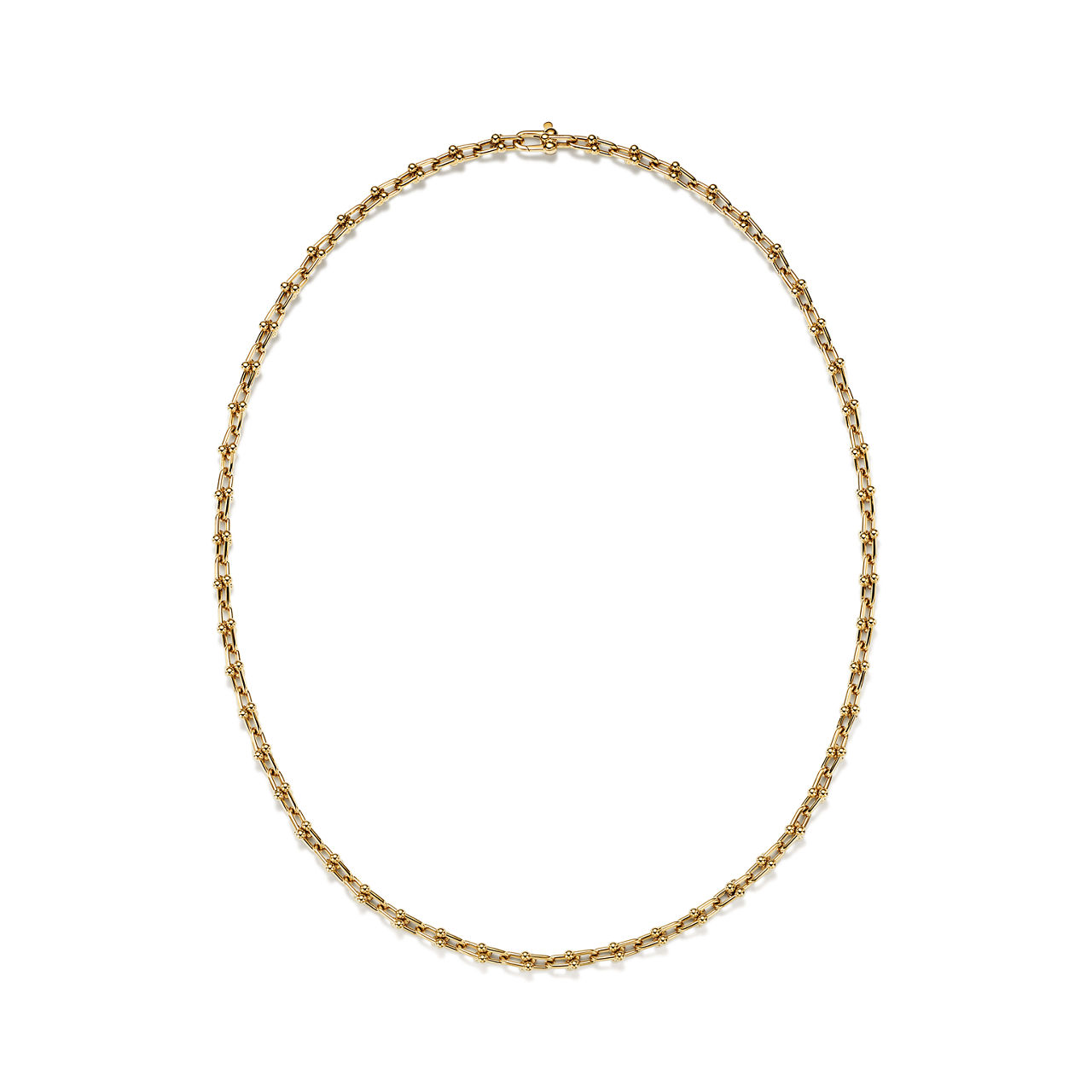 Tiffany HardWear:Micro Link Necklace in Yellow Gold image number 2