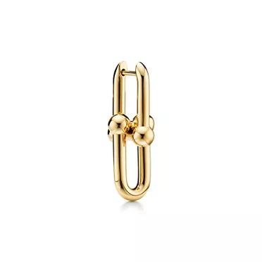 Tiffany HardWear:Boucles d’oreilles à maillons taille Medium en or jaune 18 carats, 2
