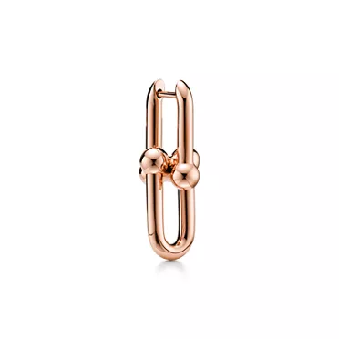 Tiffany HardWear:Medium Link Earrings in Rose Gold, 2