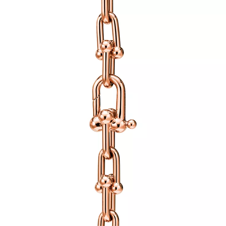 Tiffany HardWear:Small Single Wrap Bracelet in Rose Gold, 4