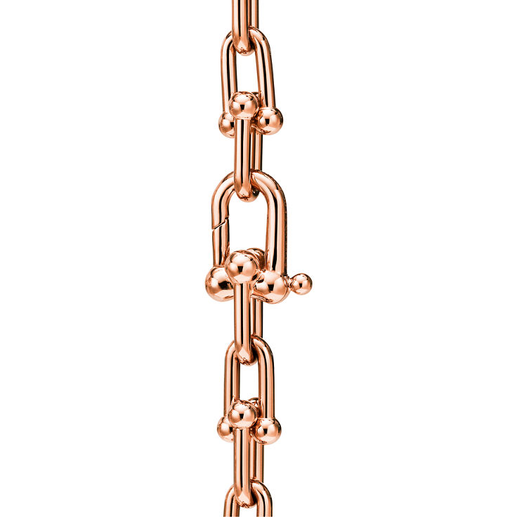 Tiffany HardWear:Small Single Wrap Bracelet in Rose Gold image number 4