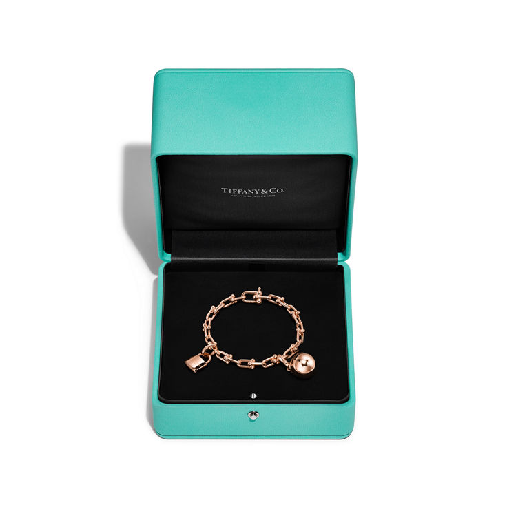 Tiffany HardWear:Small Single Wrap Bracelet in Rose Gold image number 5