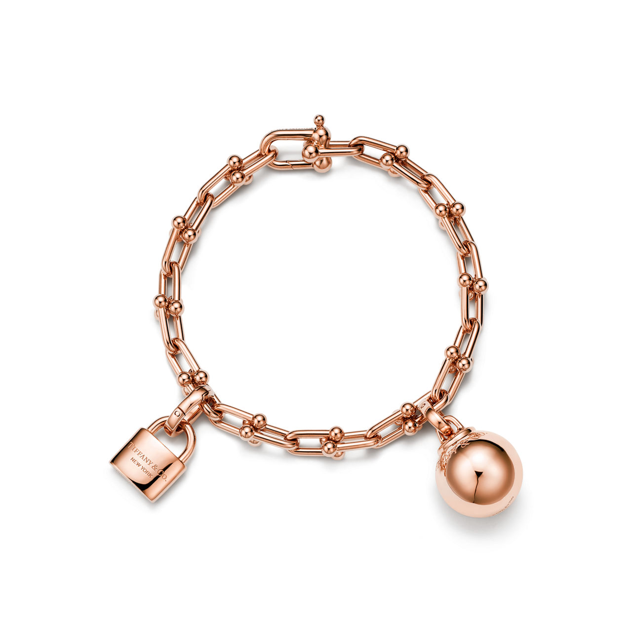 Tiffany HardWear:Small Single Wrap Bracelet in Rose Gold image number 0