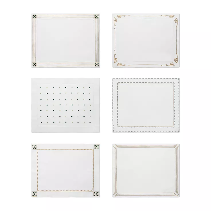 Tiffany Berries:Placemats in Linen, Set of Six, 1