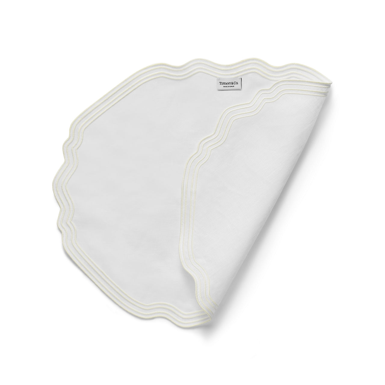 Wave Placemats in Linen, Set of Four