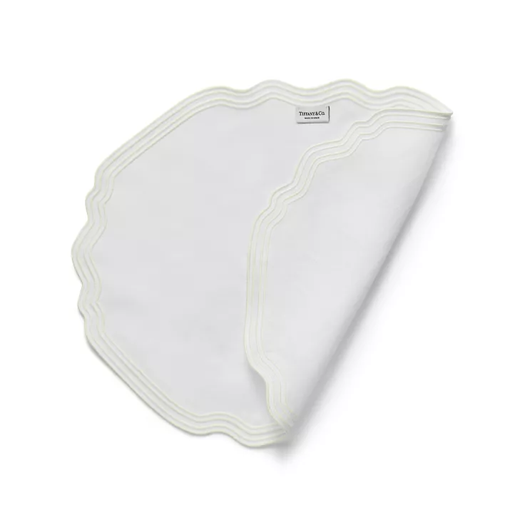 Tiffany Home Essentials:Wave Placemats in Linen, Set of Four, 1