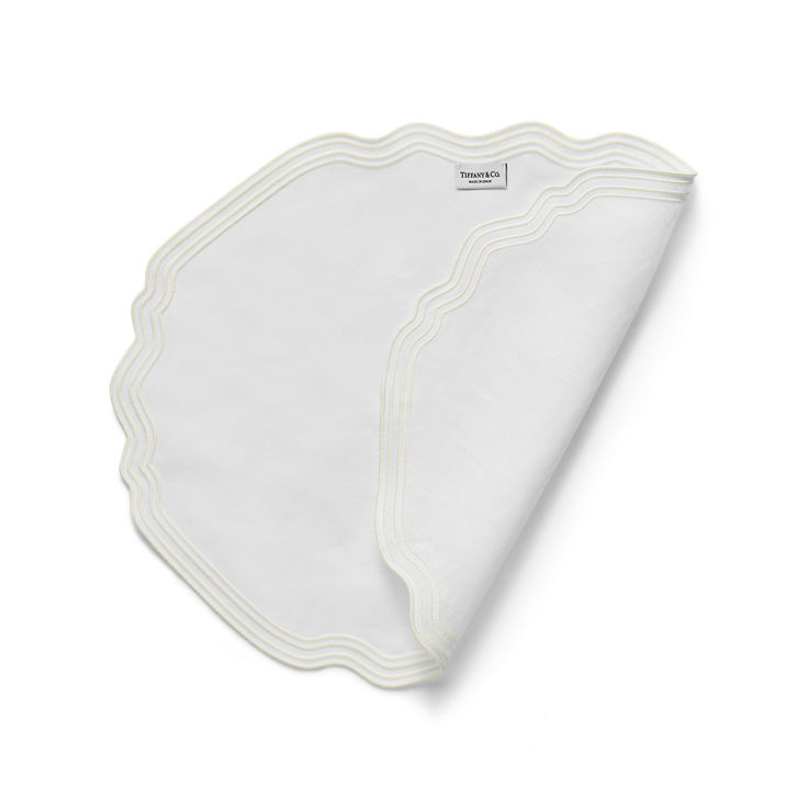 Tiffany Home Essentials:Wave Placemats in Linen, Set of Four image number 1