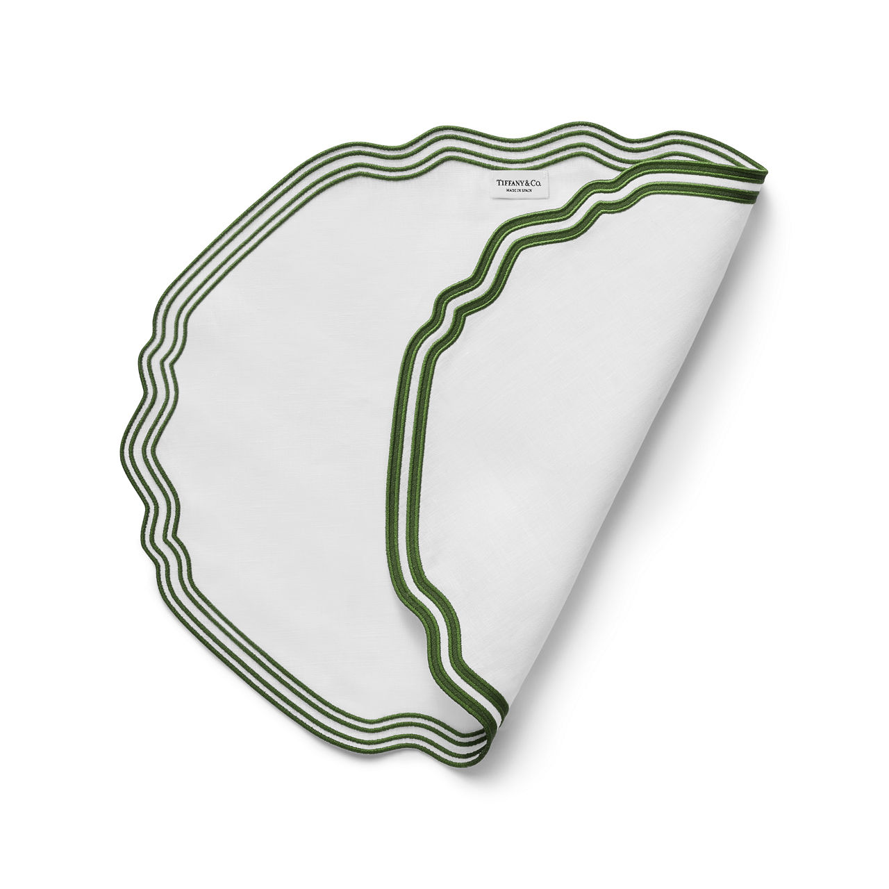 Wave Placemats in Linen, Set of Four