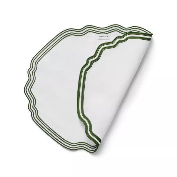 Wave Placemats in Linen, Set of Four
