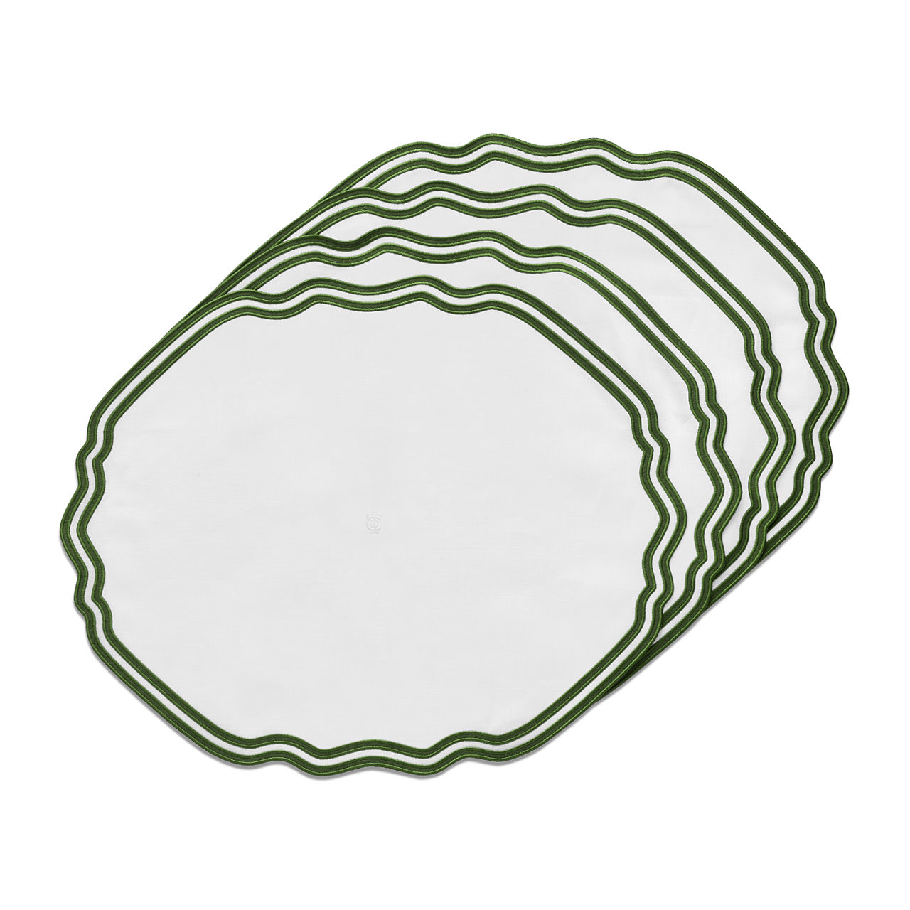 Wave Placemats in Linen, Set of Four