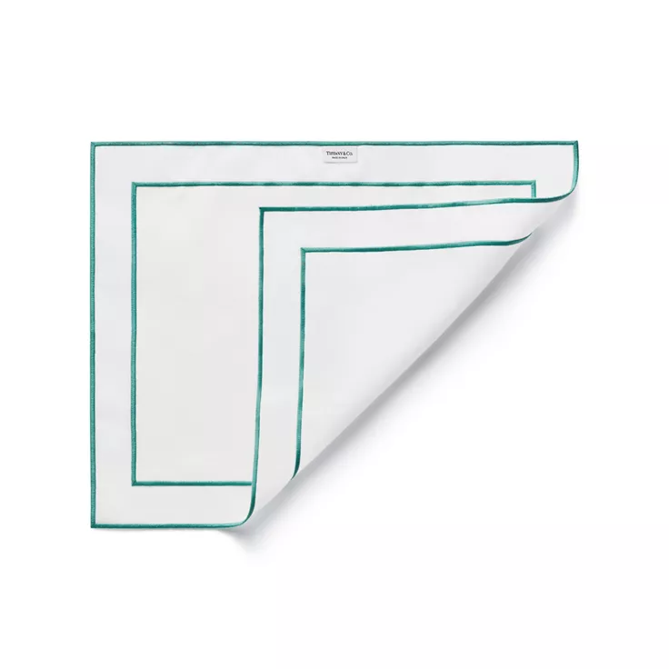 Tiffany Home Essentials:Embroidered Placemats in Linen, Set of Four, 1