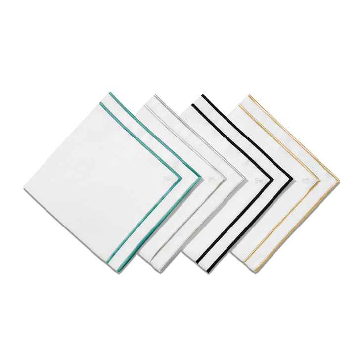 Tiffany Home Essentials:Embroidered Napkins in Linen, Set of Four image number 2