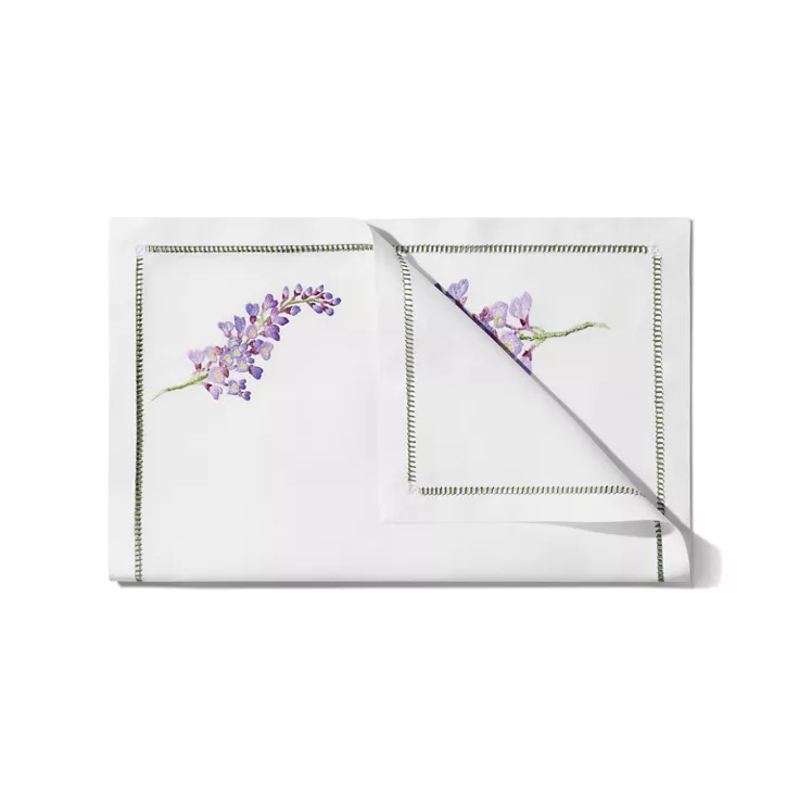 Tiffany Wisteria:Placemats in Linen, Set of Four, 1