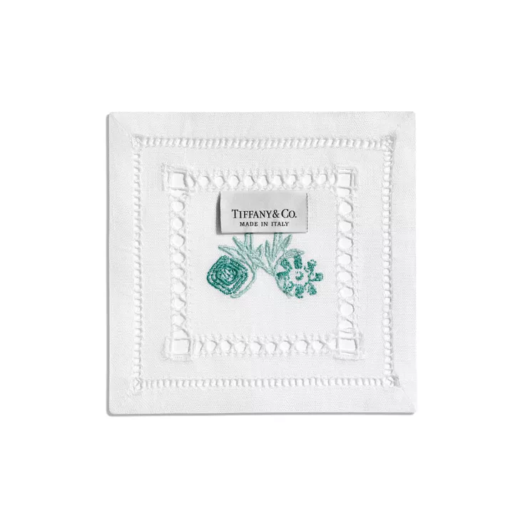 Tiffany Heritage:Coasters Set of Four, in Tiffany Blue® Linen, 1