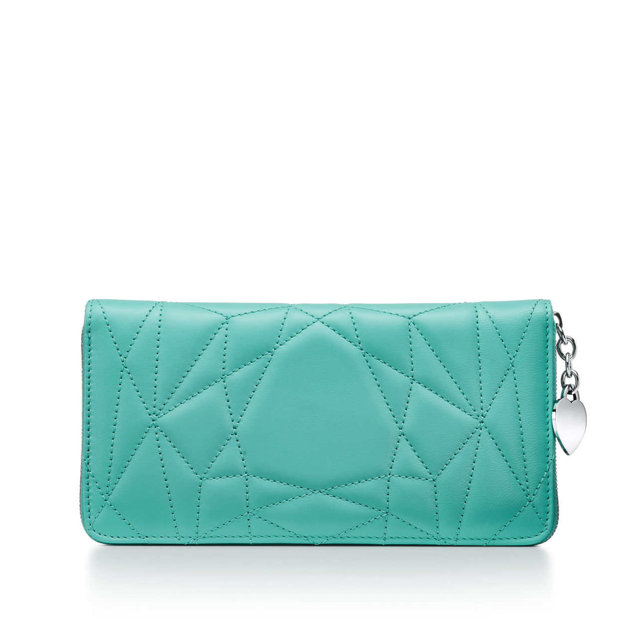 Return to Tiffany™:Padded Large Wallet in Tiffany Blue® Leather image number 3