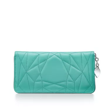 Return to Tiffany™:Padded Large Wallet in Tiffany Blue® Leather, 3